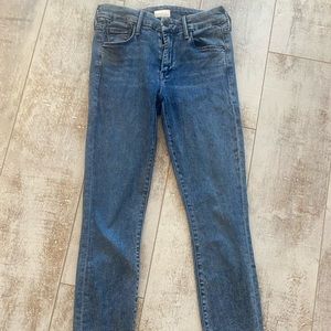 Mother the looker sacred slit jeans 25